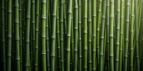 Fototapeta premium Vertical bamboo stems