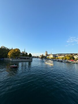 view of the old town of zurich