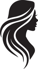 A girl logo icon vector image