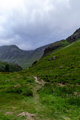 Scenery in Glen nevis scotland