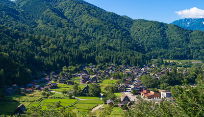 白川郷の美しい風景