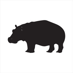 rhino on white background cartoon, animal, vector, illustration, mammal, wild, hippo, rhino, wildlife, bear, nature, zoo, hippopotamus, rhinoceros, art, fun, safari, drawing, comic, elephant, animals,