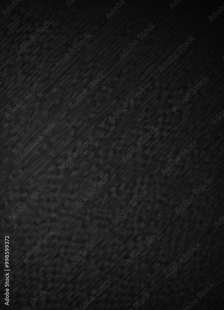 Fototapete a dark, textured surface with a diagonal pattern of small, square-shaped objects The objects are arranged in a grid-like pattern, creating a sense of depth and dimension