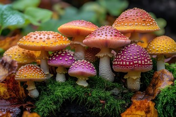 A Vibrant Assortment of Colorful Delicate Macarons on a Decorative Plate Against a Bright Background