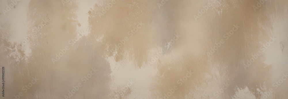 Aufkleber a textured wall surface with a beige and brown color palette, featuring a mix of flat and splattered