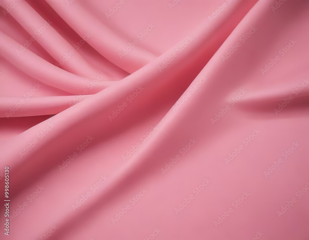 Aufkleber a close-up view soft, pink fabric, likely silk, with a smooth, flowing texture the fabric appears to