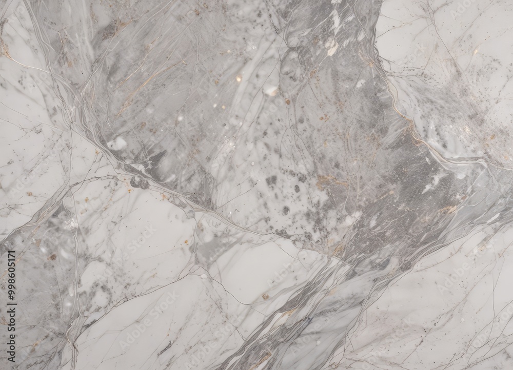 Fototapete a close-up view marble surface with a textured and irregular pattern of gray and white marble, with 