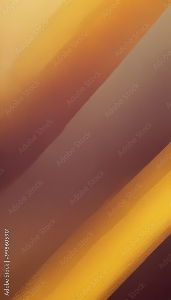 Poster a gradient background with diagonal lines in warm colors, transitioning from yellow at the top to orange at the bottom