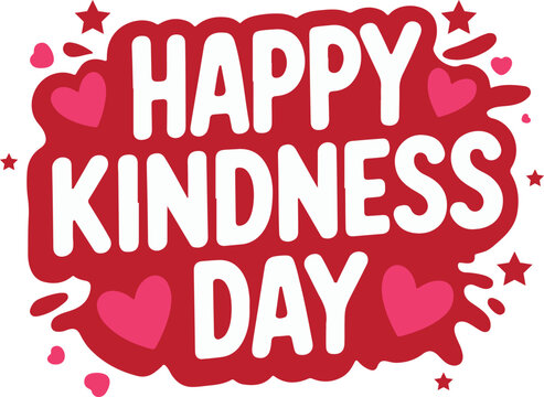 World kindness day vector art illustration