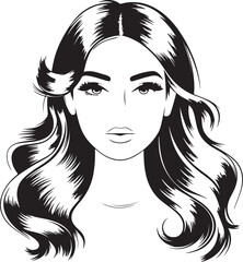 A woman logo icon vector image