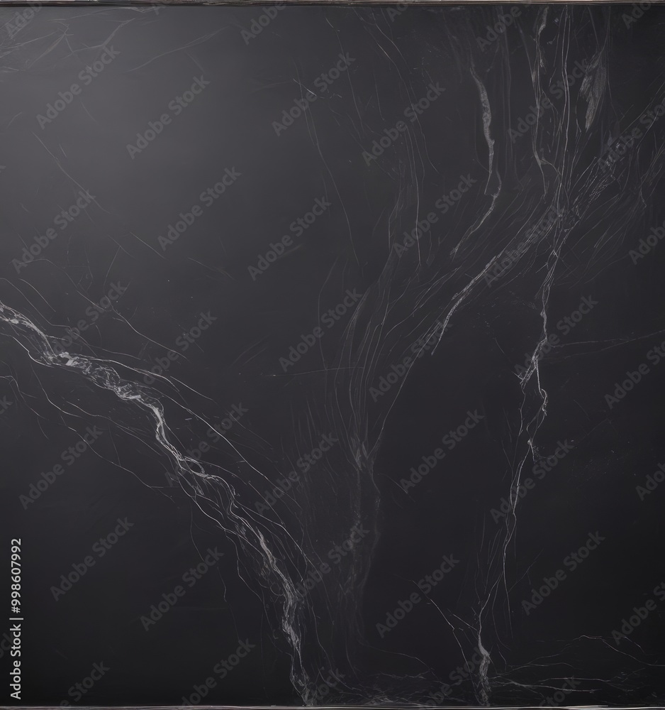Aufkleber a close-up view black marble surface with a swirling pattern of white lines, creating a sense of movement and depth