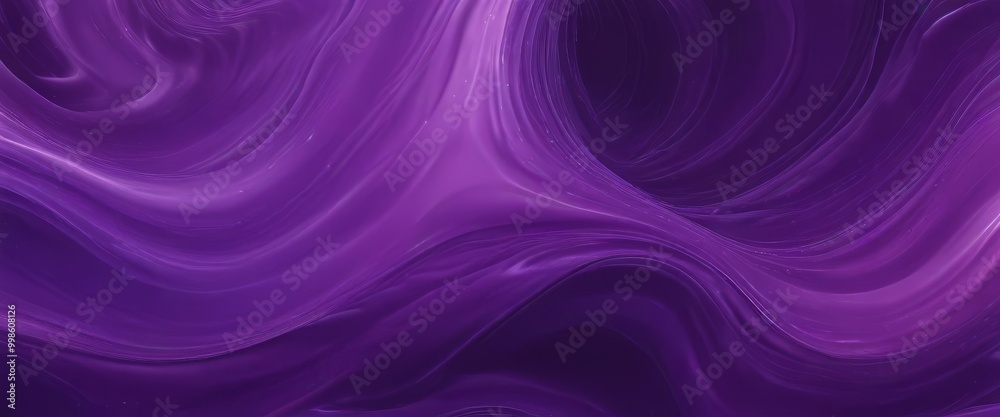 Aufkleber a purple abstract pattern with swirling, wavy lines and a gradient effect, creating a sense of movement and fluidity