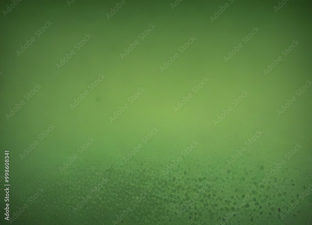 Poster a blurred green background with small, irregularly shaped dots scattered throughout, creating a sense of movement and texture