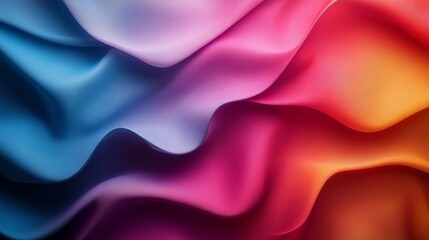 Obraz premium A colorful piece of fabric with a wave pattern