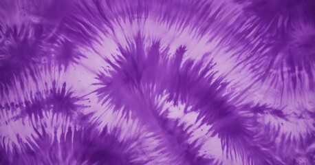 a close-up view tie-dye fabric with a purple and white color scheme The fabric has a textured appearance, with the purple and white colors creating a striking pattern
