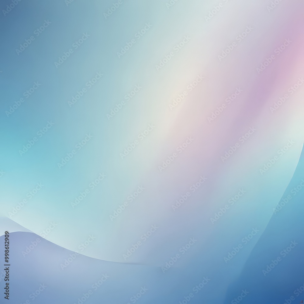 Poster a gradient background with a gradient of blue, purple, and pink colors, creating a serene and calmin