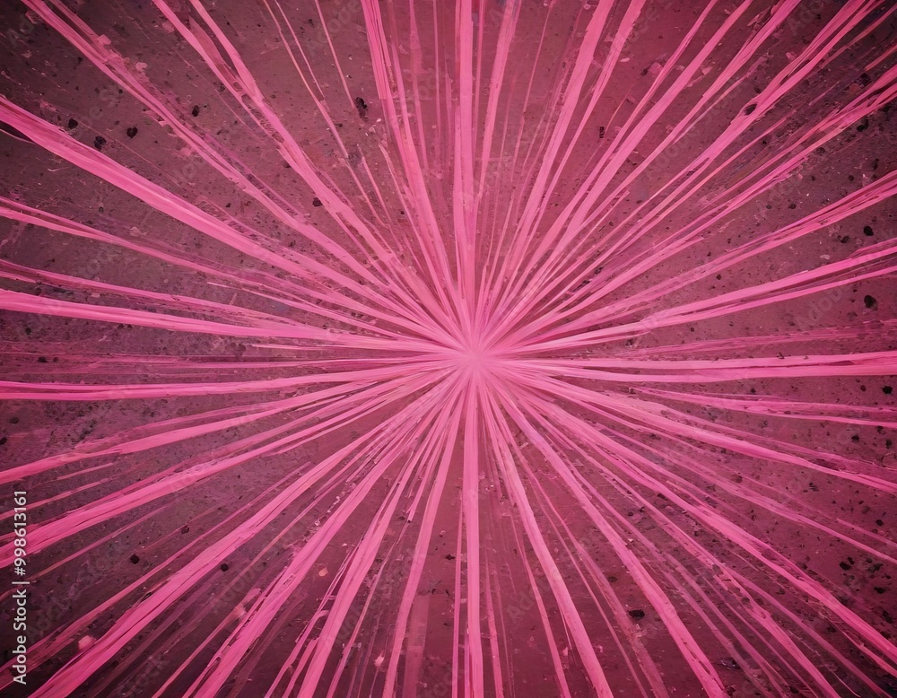 Aufkleber a vibrant abstract design with radiating lines in shades of pink and purple, creating a dynamic and energetic visual effect