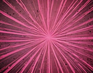 Obraz premium a vibrant abstract design with radiating lines in shades of pink and purple, creating a dynamic and energetic visual effect
