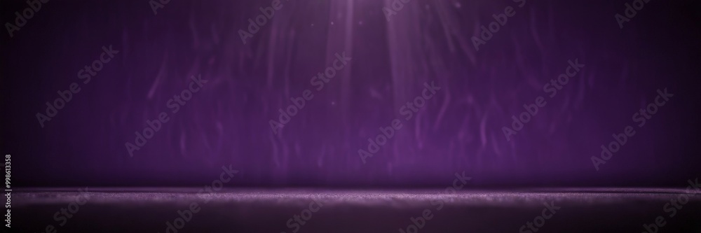 Poster a purple-tinted background with a subtle gradient effect, creating a sense of depth and dimension