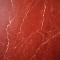 Fototapeta premium a close-up view red marble surface with visible cracks and lines, creating a textured and intricate pattern