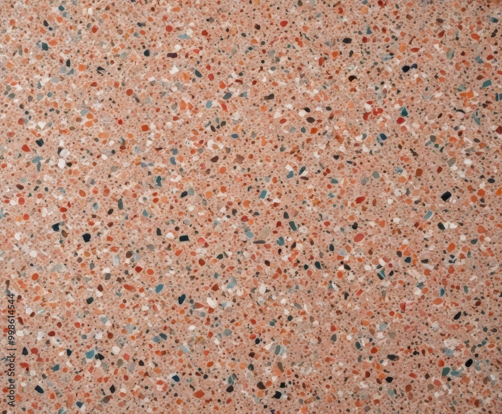 Aufkleber a close-up view textured surface composed of small, irregularly shaped stones in various shades of o