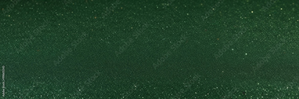 Aufkleber a close-up view dark green glittery surface, with small white specks scattered throughout, creating 