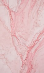 Fototapeta premium a close-up view marble surface with a pinkish-red hue, featuring a swirling pattern of lines and curves