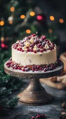 Minimalist Background Illustration for Anniversary Invitations – A Sweet and Elegant Set of Objects, Including Presents, Confetti, and a Charming 3D Cake Design.





