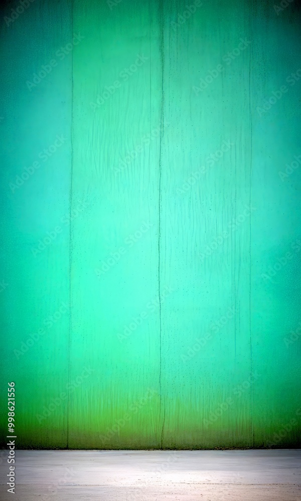 Poster A textured green wall with vertical lines, creating a sense of depth and dimension