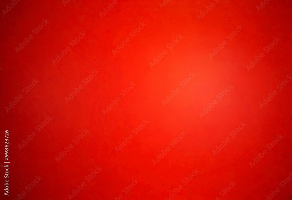Poster a red background with a gradient effect, transitioning from a darker shade at the top to a lighter one at the bottom