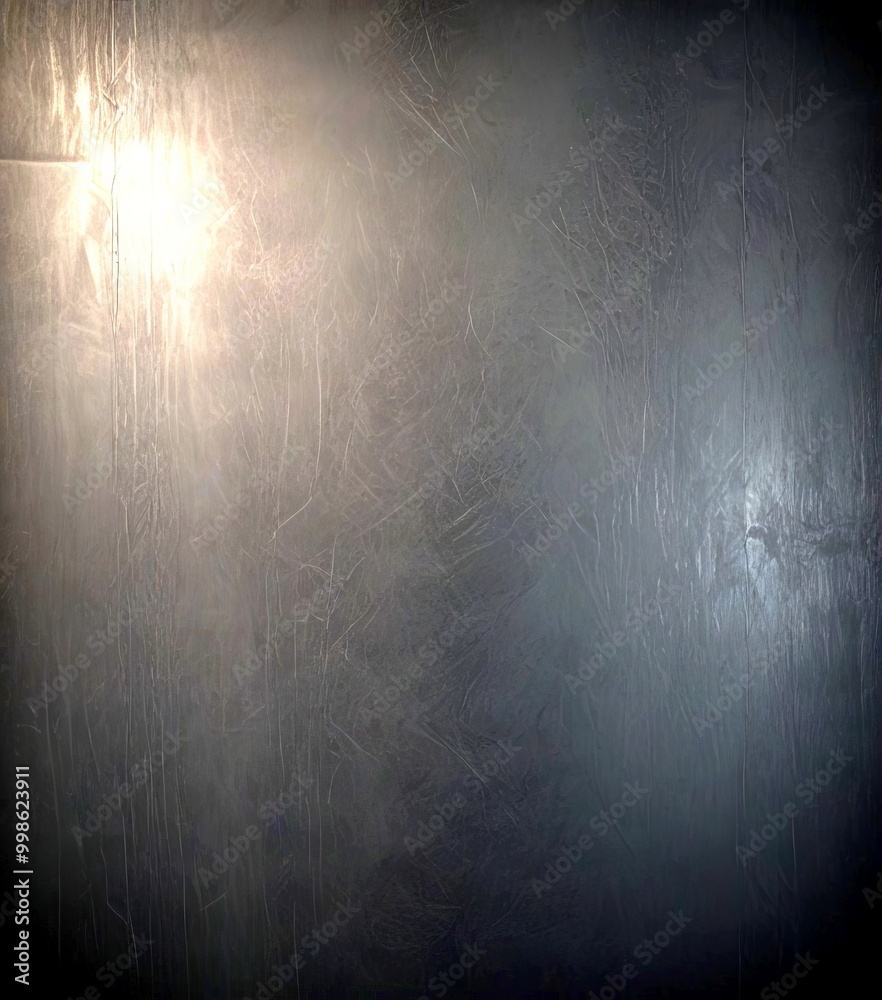 Poster a dark, textured surface with a subtle pattern of lines and scratches, creating a sense of depth and texture
