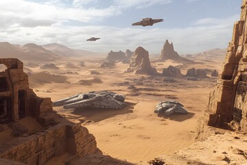 Spaceships in the Desert