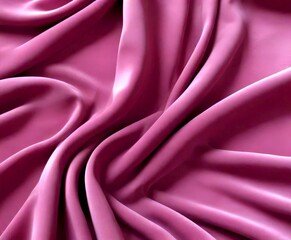 Fototapeta premium a close-up view fabric with a deep purple color, featuring a criss-cross pattern of folds and creases