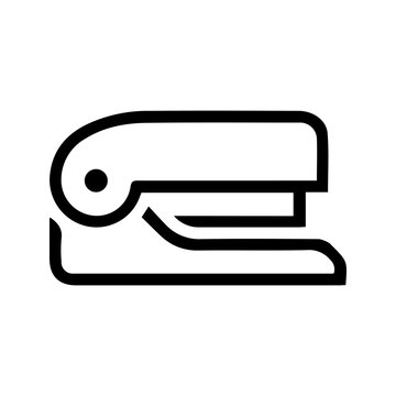 recommend clip art: Stapler icon. Flat silhouette version.