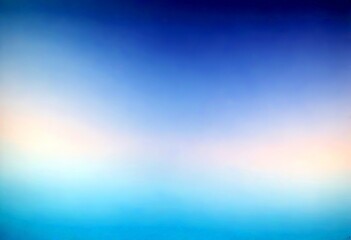 Obraz premium a gradient background transitioning from a deep blue at the top to a lighter blue at the bottom, creating a serene and calming atmosphere