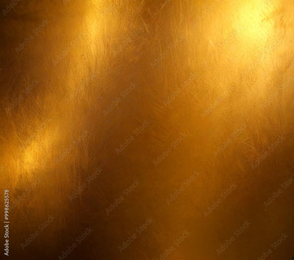 Poster a close-up view textured surface with a golden hue, resembling the appearance metallic or metallic-l