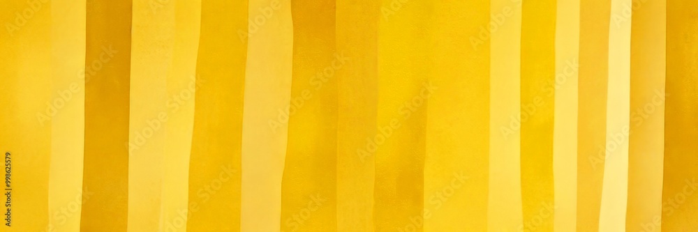 Poster a vertical arrangement of vertical lines of varying shades of yellow, creating a gradient effect