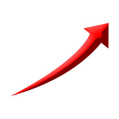 red arrow up