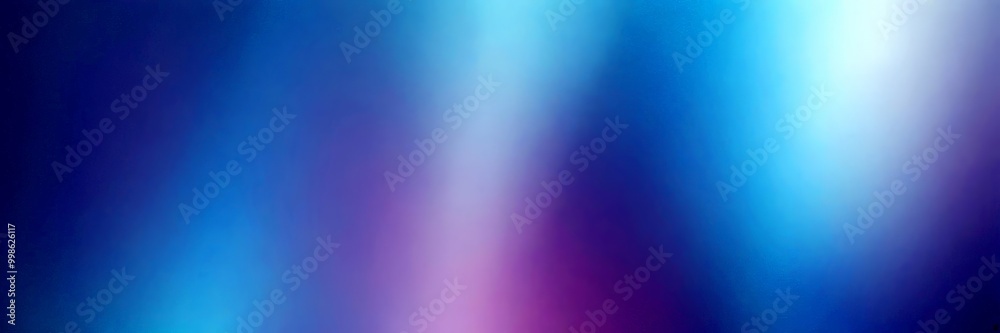 Poster a gradient background transitioning from deep blue at the top to lighter blue at the bottom, with a subtle purple hue in the center