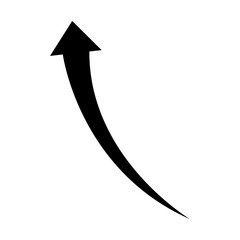 Black Arrow Up Png 