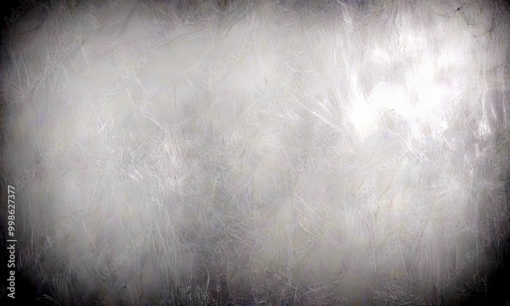 Aufkleber a textured gray background with a subtle pattern of small lines and scratches, creating a sense of depth and dimension
