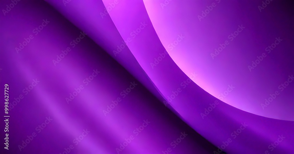 Aufkleber a purple gradient background with a curved line and a solid purple shape in the center