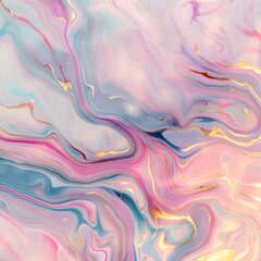 Obraz premium Abstract pastel marble background with gold accents.