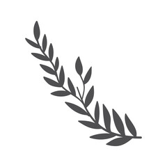 Wedding decorative ornaments silhouette elements. Vector illustration