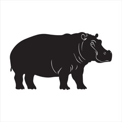 rhino on white background cartoon, animal, vector, illustration, mammal, wild, hippo, rhino, wildlife, bear, nature, zoo, hippopotamus, rhinoceros, art, fun, safari, drawing, comic, elephant, animals,