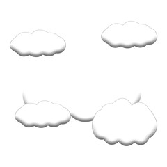 set of clouds