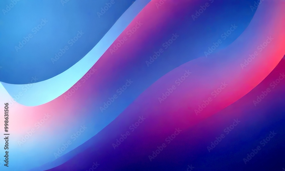 Aufkleber a gradient background with a gradient of blue, purple, and pink colors, creating a visually appealin