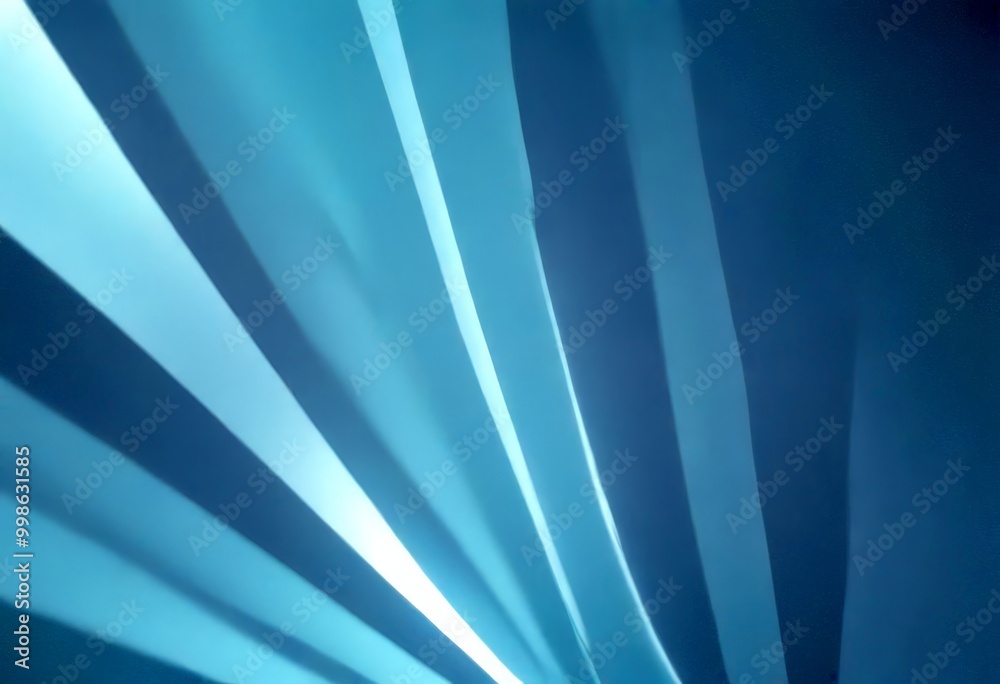 Aufkleber a close-up view curved, abstract pattern of blue and white lines, creating a sense of movement and dynamism