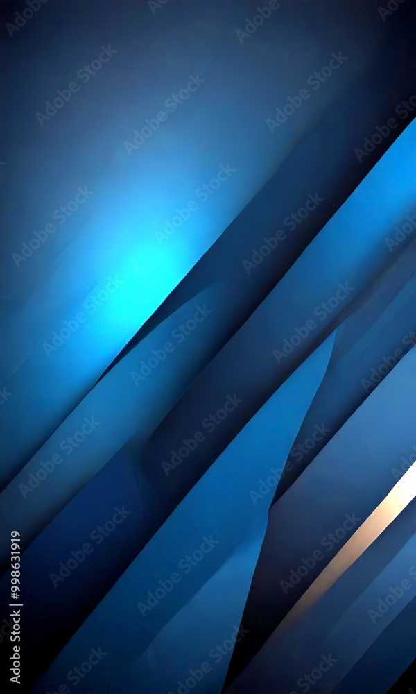 Leinwandbilder a dark blue abstract background with diagonal lines and a subtle gradient effect, creating a sense of depth and movement
