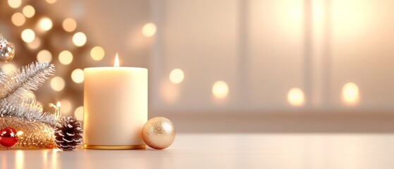 Merry Christmas and Happy New Year holiday background